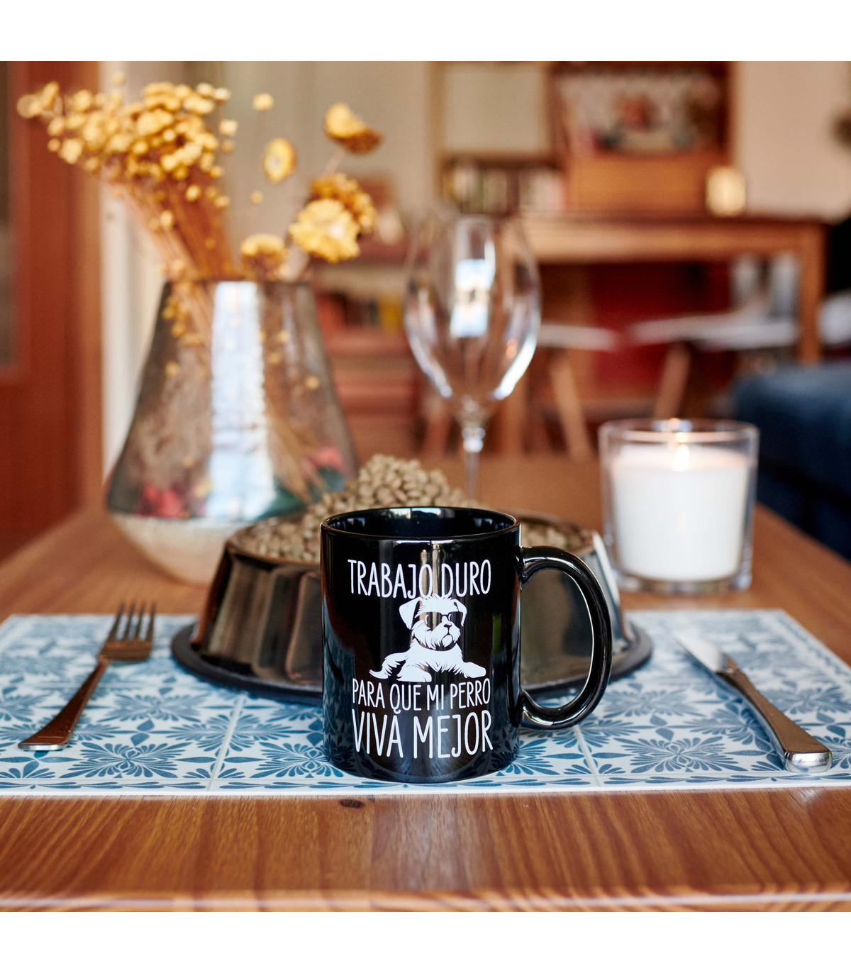 YYWUDISHOP - Taza De Trabajo Con Texto En Inglés "The Wise