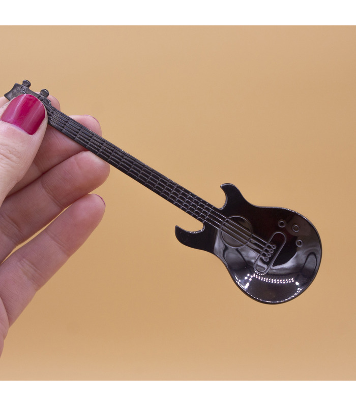 Cucharillas en forma de guitarra Coffee & Rock