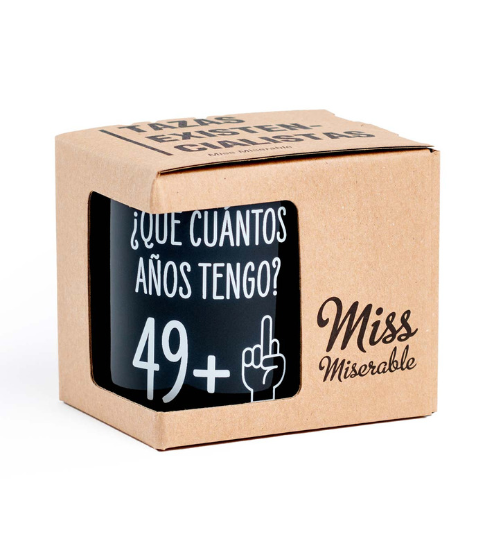 Taza para 50 cumpleaños ¿Que cuántos años tengo? 49+1