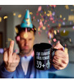 Taza para 40 cumpleaños ¿Que cuántos años tengo? 39+1