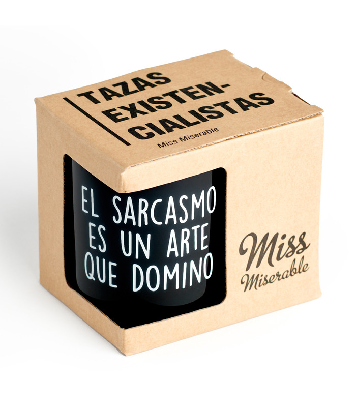 Taza con mensaje El sarcasmo es un arte que domino