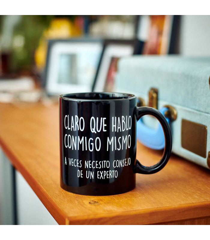 Taza con mensaje Consejo de un experto