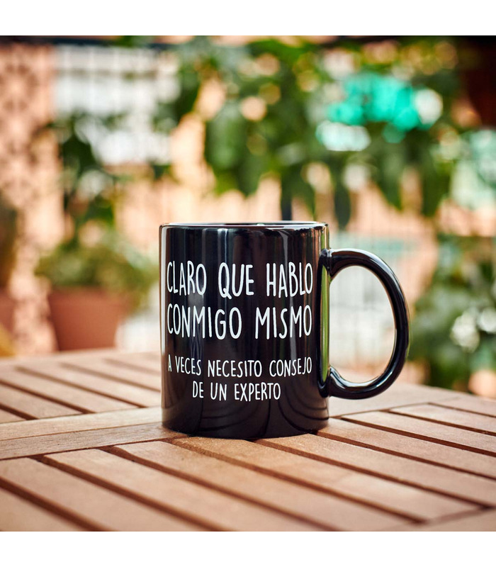 Taza con mensaje Consejo de un experto