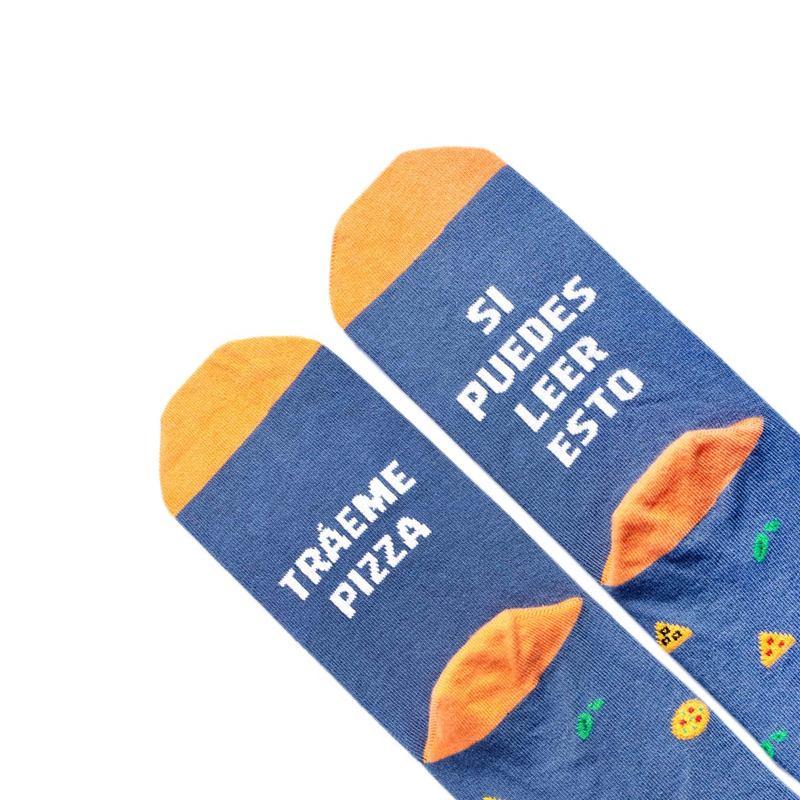 Calcetines Si puedes leer esto tráeme pizza