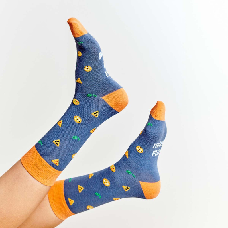 Calcetines Si puedes leer esto tráeme pizza