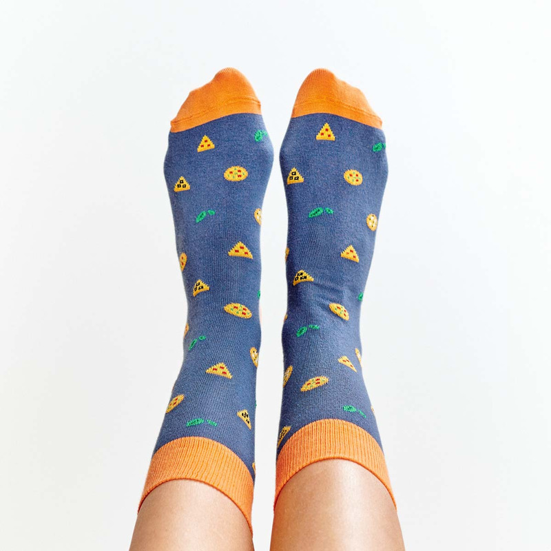 Calcetines Si puedes leer esto tráeme pizza