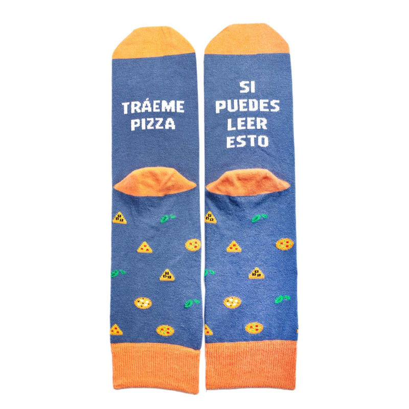 Calcetines Si puedes leer esto tráeme pizza