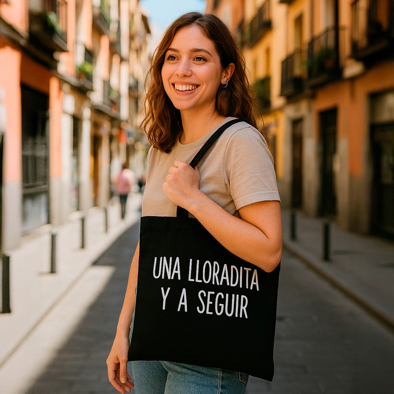 Tote bag Una lloradita y a seguir