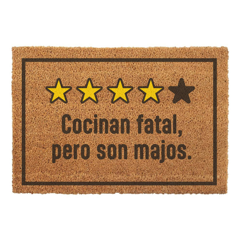 Felpudo original Cocinan fatal, pero son majos