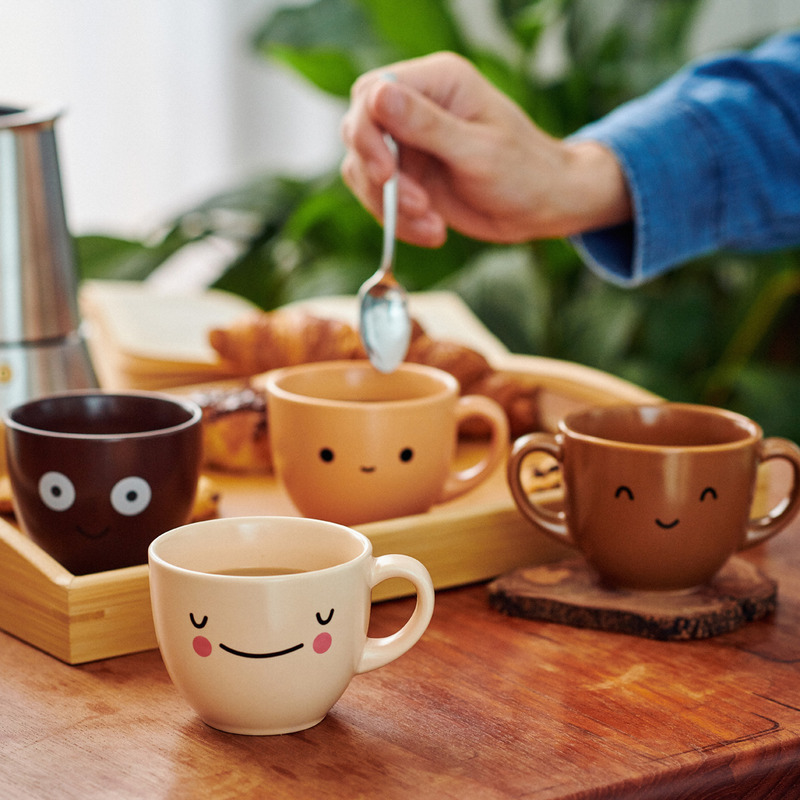 Coffee Colors: juego de 4 tazas de café