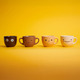 Coffee Colors: juego de 4 tazas de café