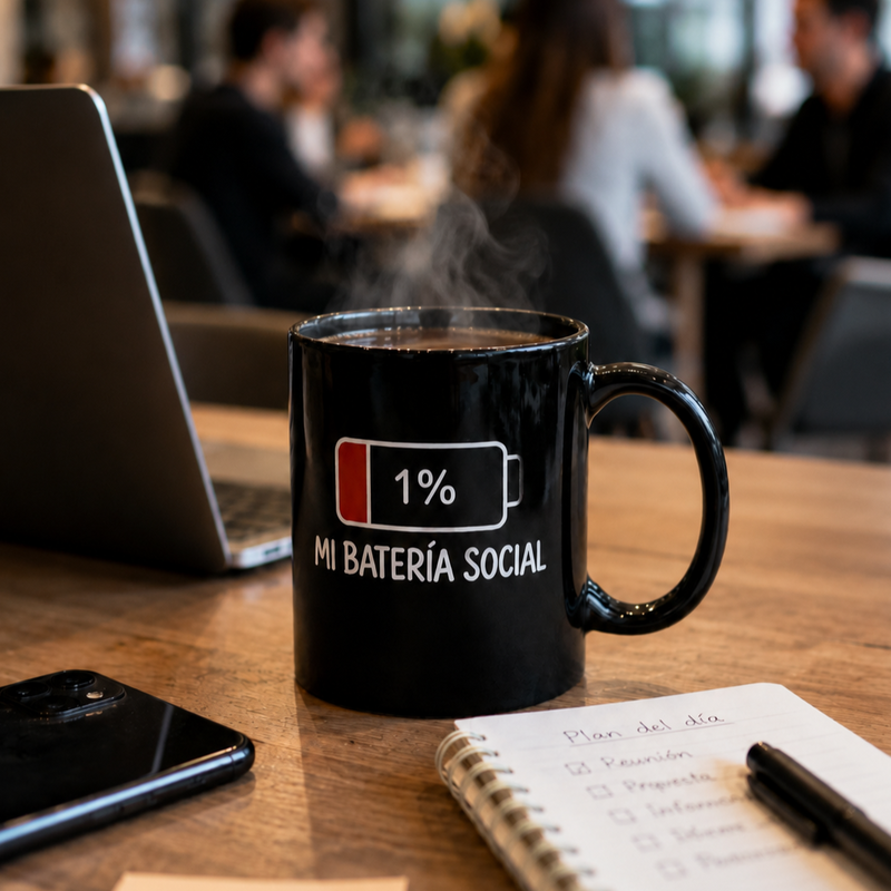 Taza Mi batería social