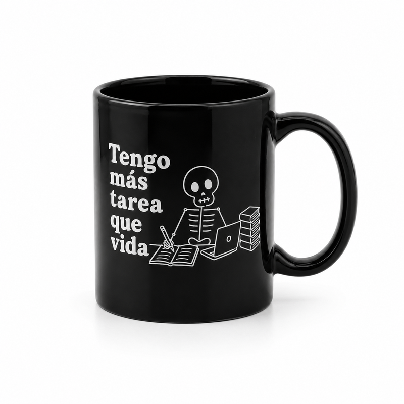 Taza Tengo más tarea que vida
