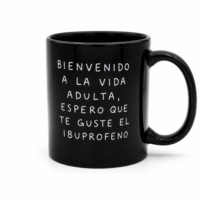 Taza Bienvenido a la vida adulta