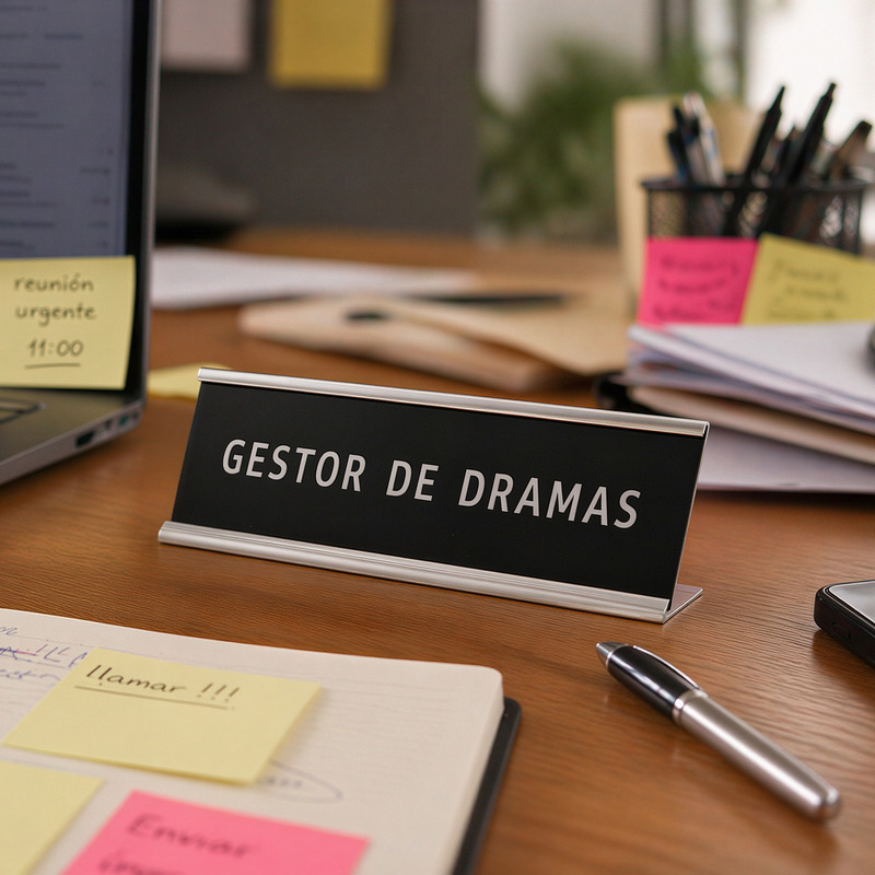 Placa de escritorio GESTOR DE DRAMAS