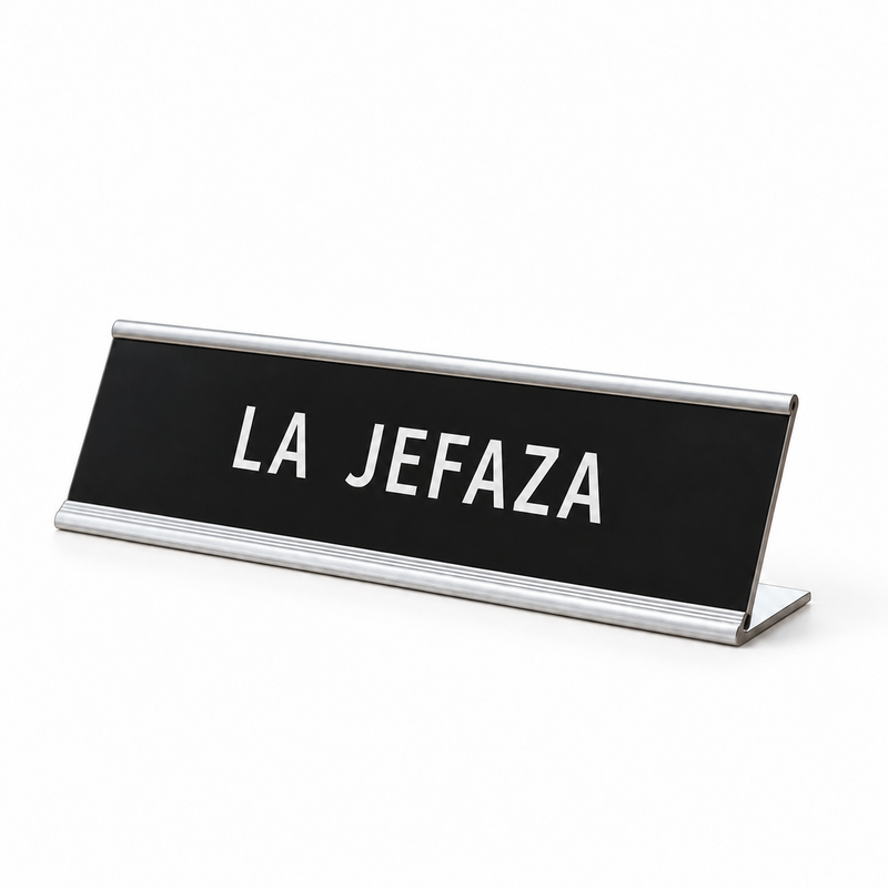 Placa de escritorio LA JEFAZA