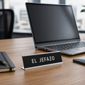 Placa de escritorio EL JEFAZO