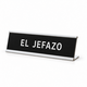 Placa de escritorio EL JEFAZO