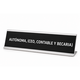 Placa de escritorio AUTÓNOMA (CEO, CONTABLE Y BECARIA)