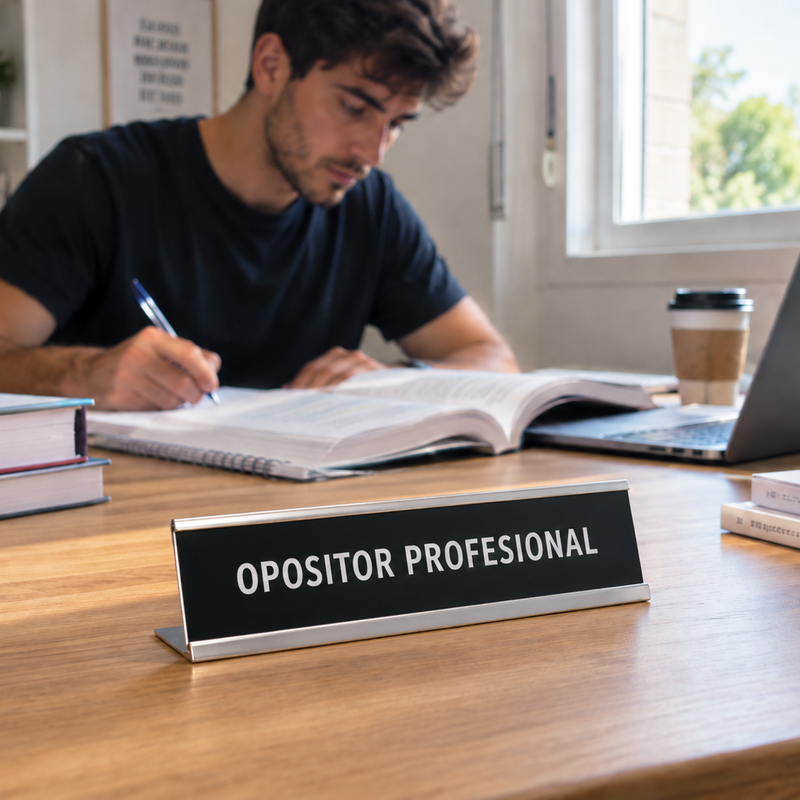 Placa de escritorio OPOSITOR PROFESIONAL