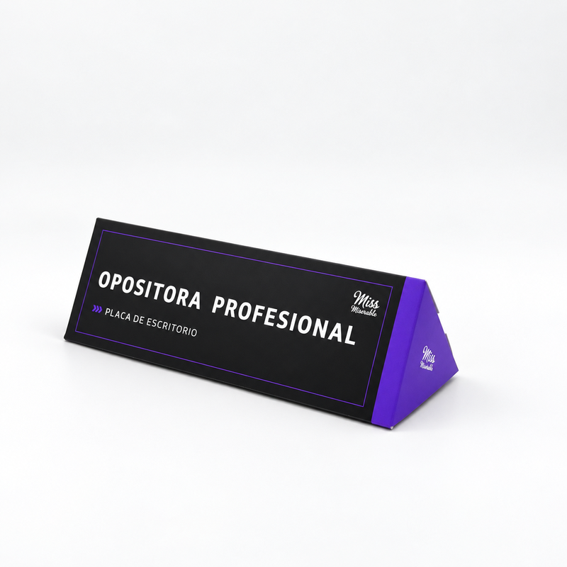 Placa de escritorio OPOSITORA PROFESIONAL