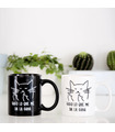 Taza con gato macarra