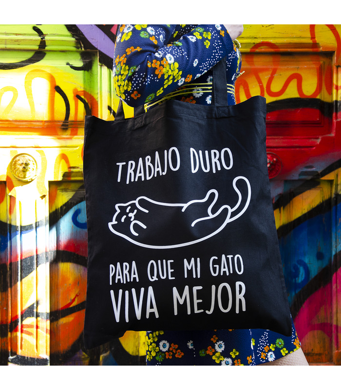 La tote bag para los locos de los gatos