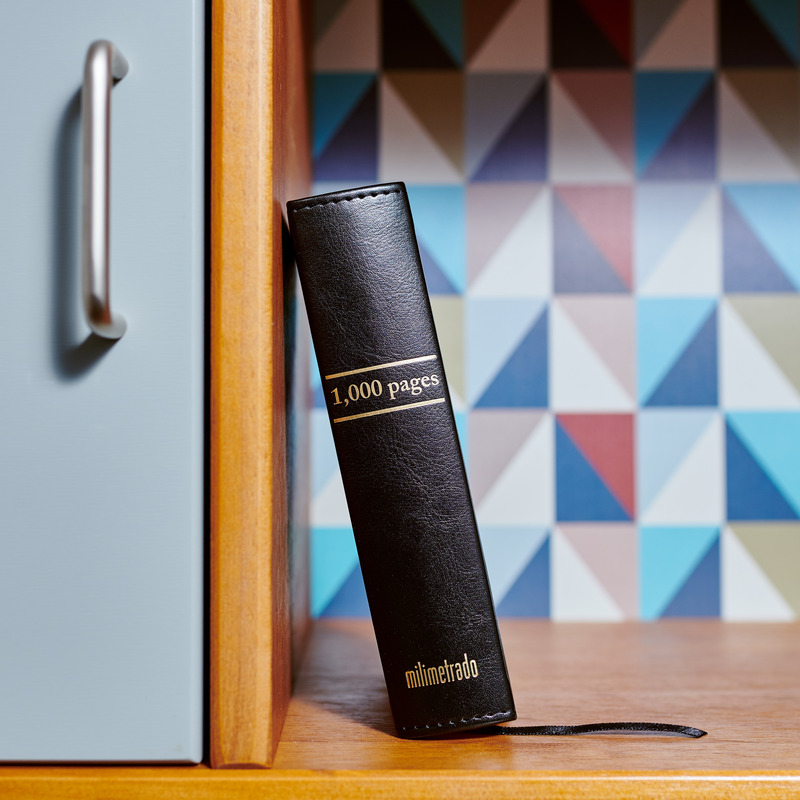 Cuaderno de 1000 páginas estilo vintage