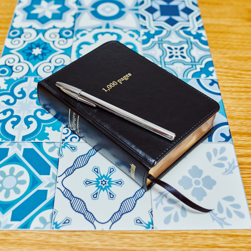 Cuaderno de 1000 páginas estilo vintage