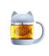Tasse à thé en forme de chaton avec infuseur en forme de poisson