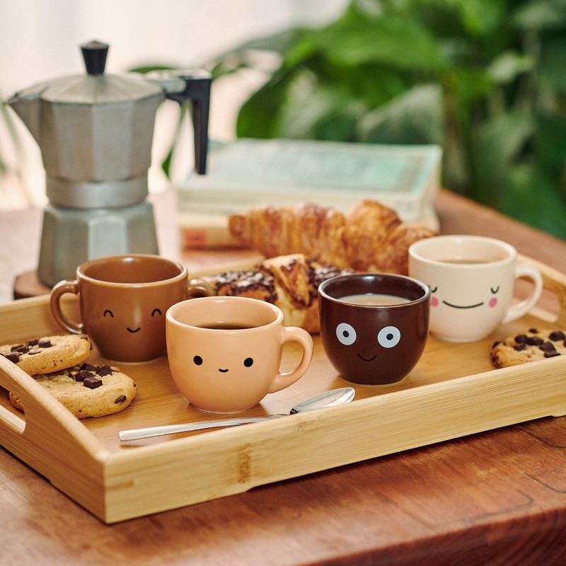 Coffee Colors : ensemble de 4 tasses à espresso