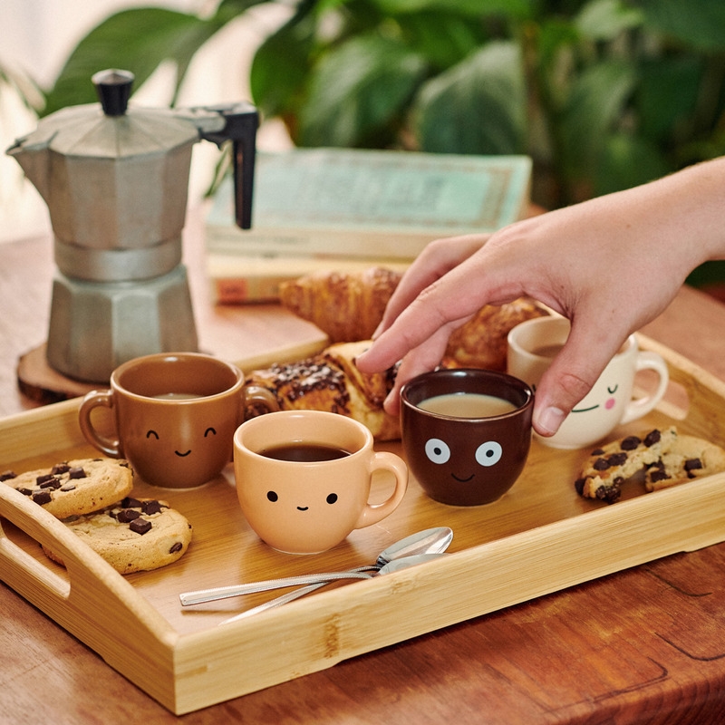 Coffee Colors : ensemble de 4 tasses à espresso