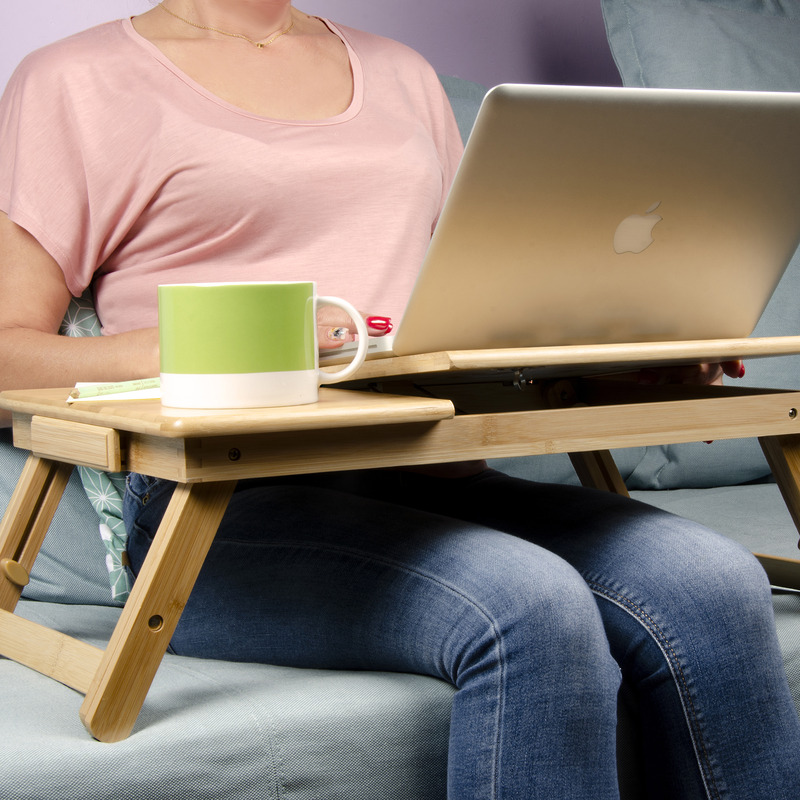 Bambita  la table-plateau pliante en bambou