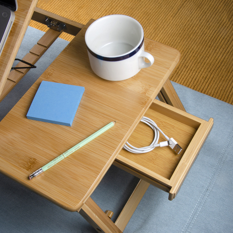 Bambita  la table-plateau pliante en bambou