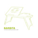 Bambita  la table-plateau pliante en bambou